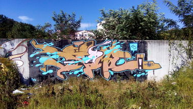 Graffiti Wall - Photo by Stame2 - Loop, colors, in (2016)