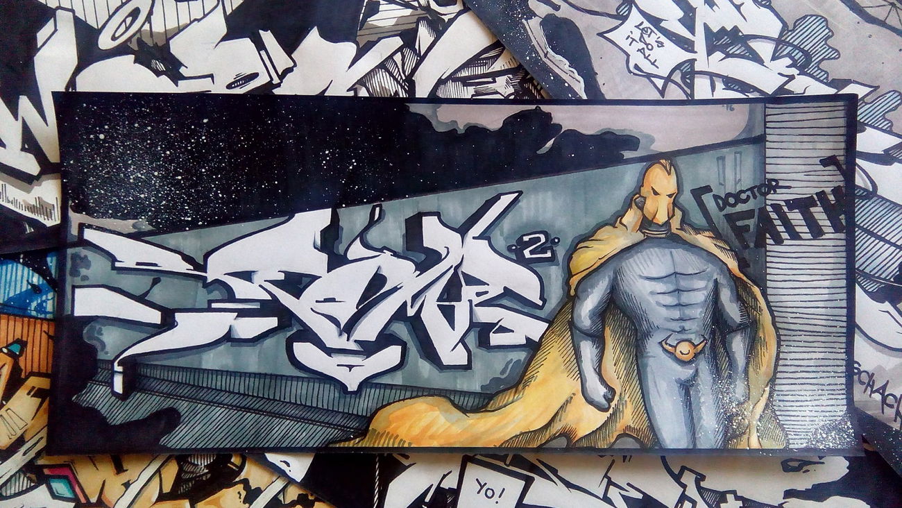 Graffiti Sketch - Photo by Stame2 - stame2, stame, sketches (2016)