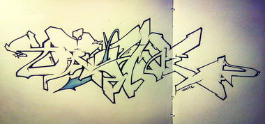 Graffiti Sketch - Photo by Stame2 - stame2, stm, stm2 (2016)