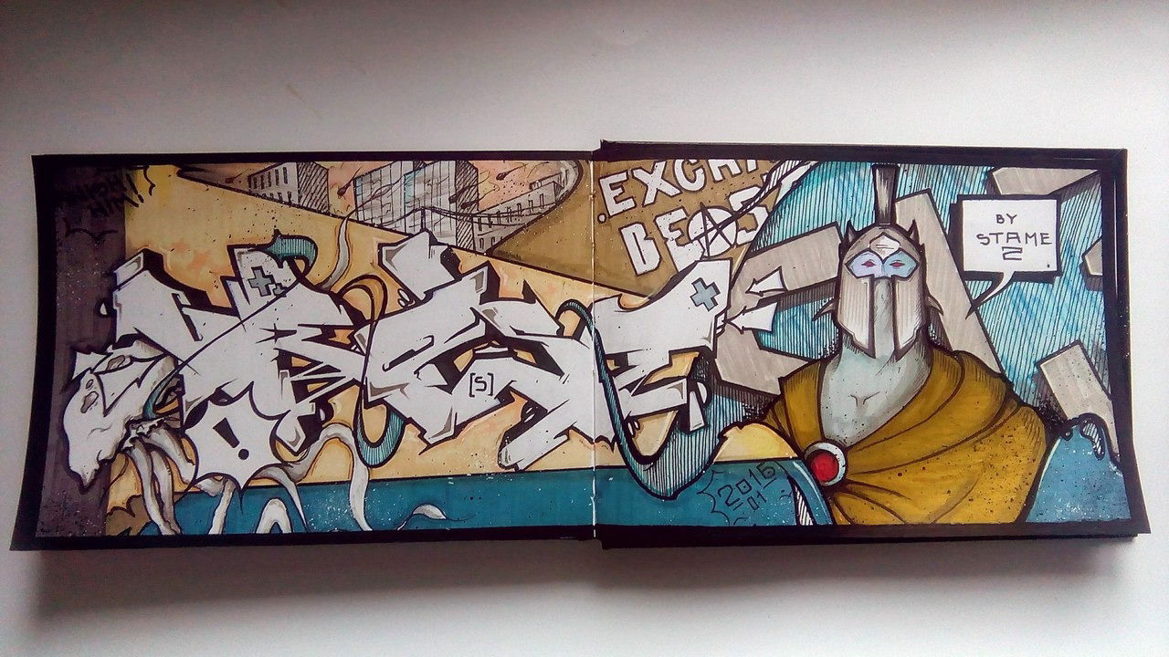 Graffiti Sketch - Photo by Stame2 - stame2, stame, exchange (2016)