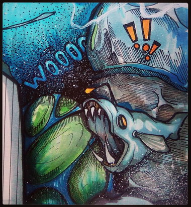 Graffiti Sketch - Photo by Stame2 - stame2, sketches, art (2016)