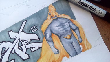 Graffiti Sketch - Photo by Stame2 - stame2, stame, sketches (2016)