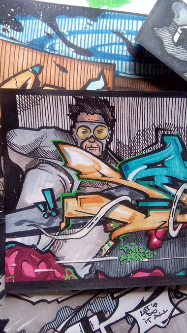 Graffiti Sketch - Photo by Stame2 - sketches, sketchtime, stame2 (2016)