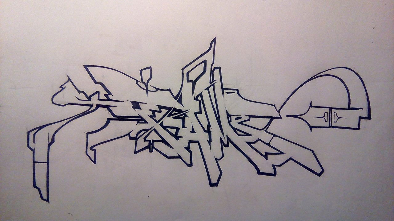 Graffiti Sketch - Photo by Stame2 - stame2, stame, stm2 (2016)