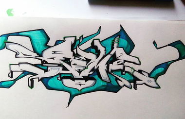 Graffiti Sketch - Photo by Stame2 (2016)