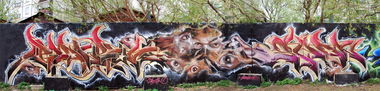 Graffiti Wall in N.Novgorod - Photo by Stan