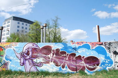 Graffiti Wall in N.Novgorod - Photo by Stan