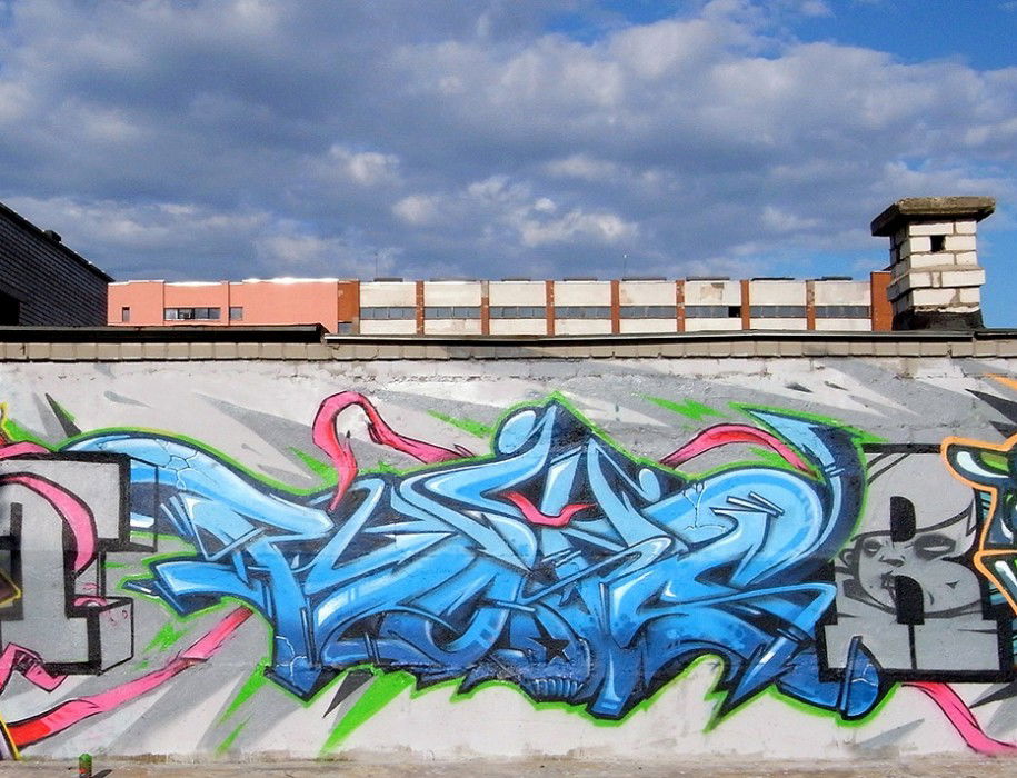 Graffiti Wall in Minsk - Photo by Stan