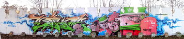 Graffiti Wall in N.Novgorod - Photo by Stan