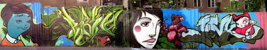 Graffiti Wall in Belgrade - Photo by Stan