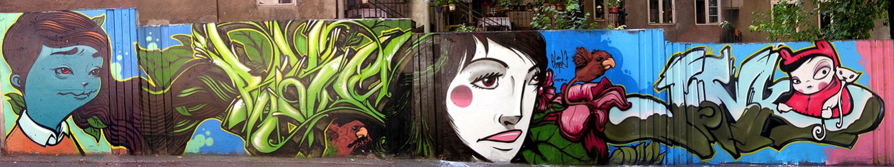 Graffiti Wall in Belgrade - Photo by Stan