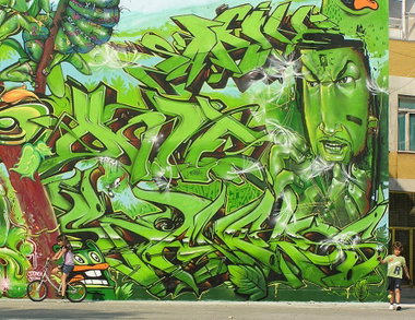 Graffiti Wall in Belgrade - Photo by Stan