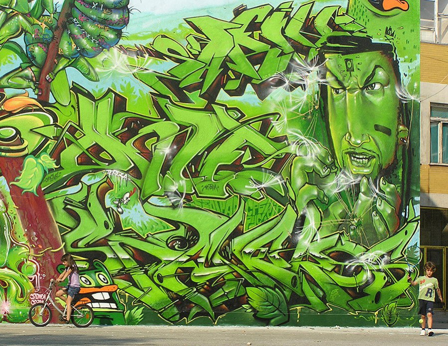 Graffiti Wall in Belgrade - Photo by Stan