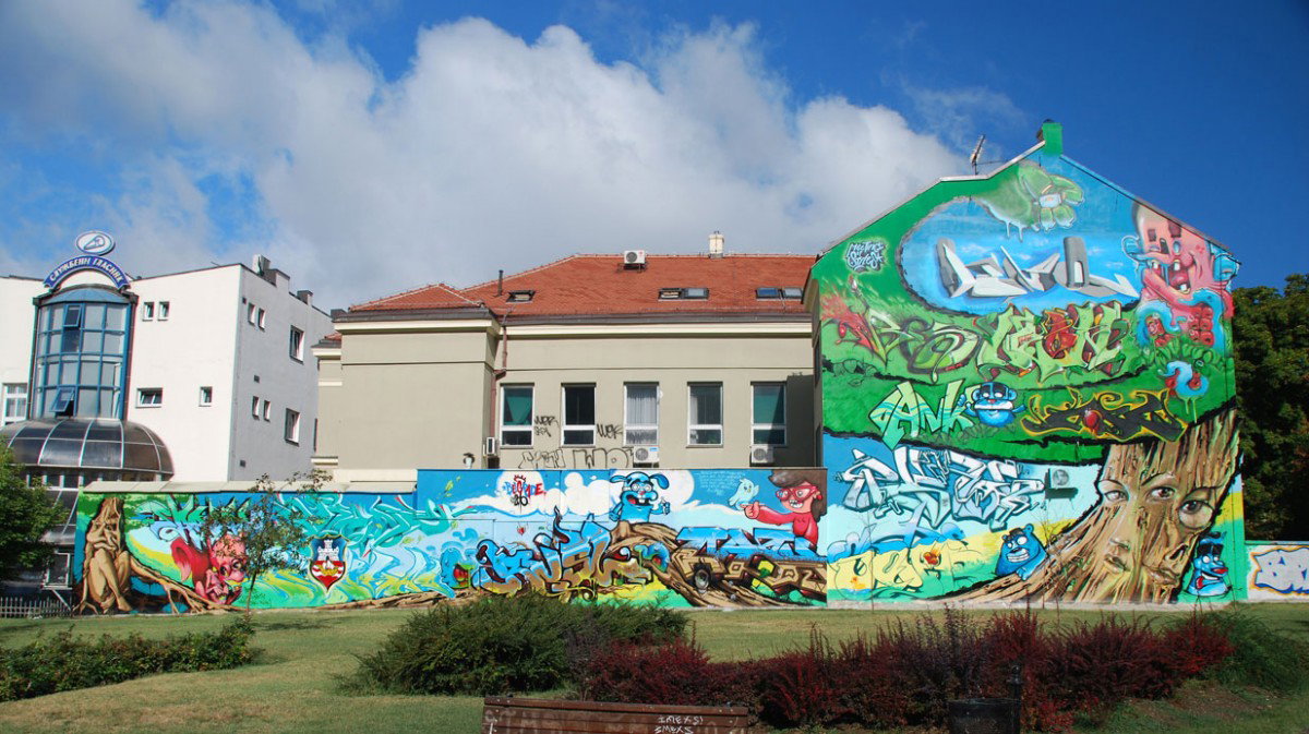 Graffiti Wall in Belgrade - Photo by Stan