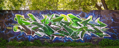 Graffiti Wall in N.Novgorod - Photo by Stan