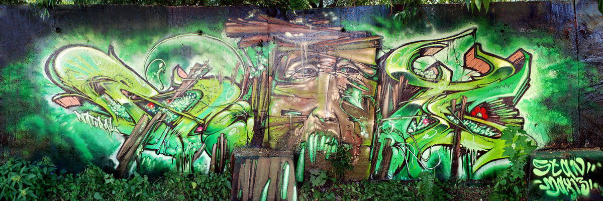 Graffiti Wall in N.Novgorod - Photo by Stan