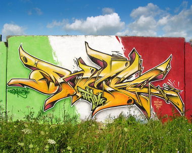 Graffiti Wall in N.Novgorod - Photo by Stan