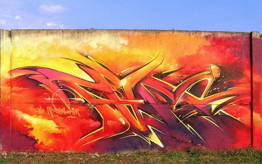 Graffiti Wall in N.Novgorod - Photo by Stan