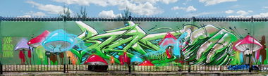 Graffiti Wall in Nizhny Novgorod - Photo by Stan (2013)