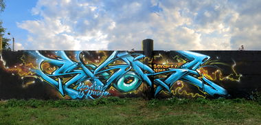 Graffiti Wall in Nizhny novgorod - Photo by Stan (2014)