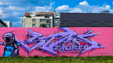 Graffiti Wall in Zagreb - Photo by Stan (2014)