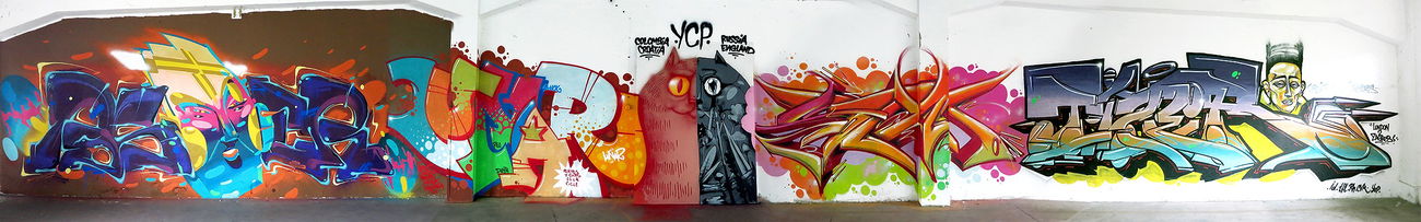 Graffiti Wall in Zagreb - Photo by Stan (2017)