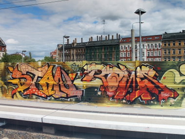 Graffiti Wall in Leipzig - Photo by Stan_Nats - Stan_Nats, Raws, Tmf (2013)
