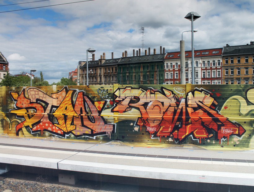 Graffiti Wall in Leipzig - Photo by Stan_Nats - Stan_Nats, Raws, Tmf (2013)