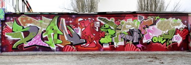 Graffiti Wall in Bremen - Photo by Stan_Nats - Stan_Nats, Disco, Tmf (2013)