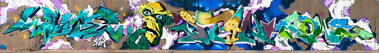 Graffiti Wall in berlin - Photo by Stan_Nats - Wute, Stan_Nats, Raws (2013)