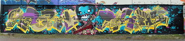 Graffiti Wall in Berlin - Photo by Stan_Nats - stan, disco, nats (2012)