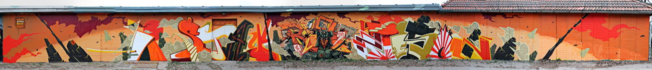 Graffiti Wall in Berlin - Photo by Stan_Nats - axer, stan, riot (2012)