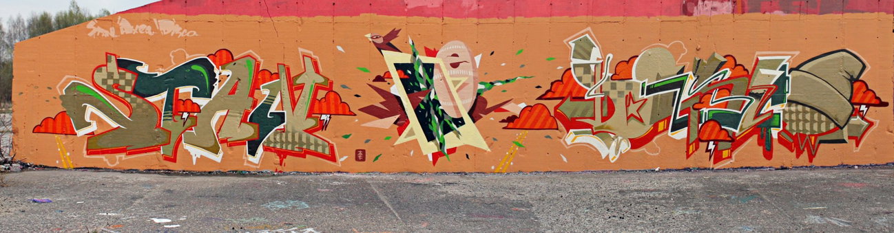 Graffiti Wall in Berlin - Photo by Stan_Nats - stan_nats, axer, disco (2012)