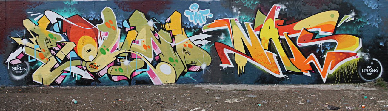 Graffiti Wall in Berlin - Photo by Stan_Nats - round1, stan-nats, TMF (2013)