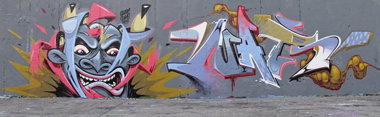 Graffiti Wall - Photo by Stan_Nats - axer, cuke, stan (2014)