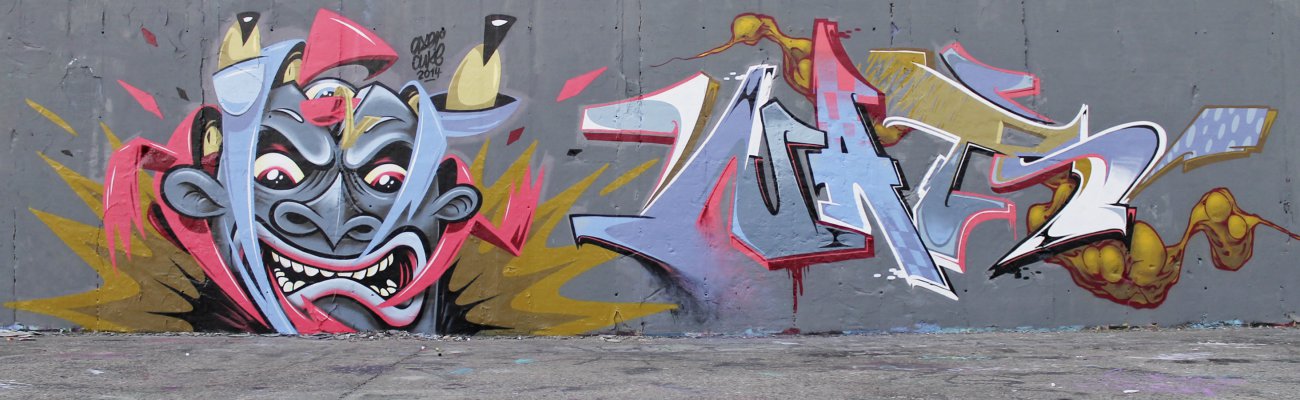 Graffiti Wall - Photo by Stan_Nats - axer, cuke, stan (2014)