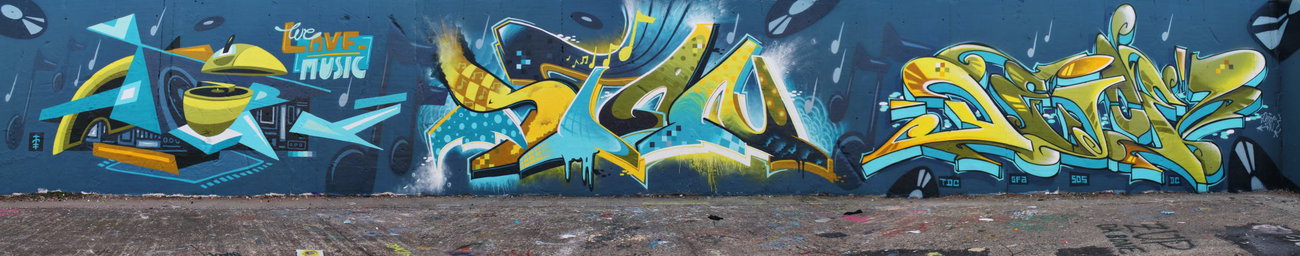 Graffiti Wall - Photo by Stan_Nats - axer, stan, dejoe (2013)