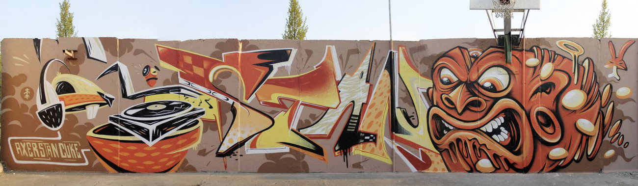 Graffiti Wall - Photo by Stan_Nats - axer, stan, nats (2014)