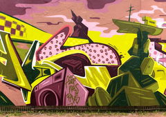 Graffiti Wall in Dresden - Photo by Stan_Nats - Axer, Stan, Raws (2014)