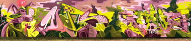 Graffiti Wall in Dresden - Photo by Stan_Nats - Axer, Stan, Raws (2014)