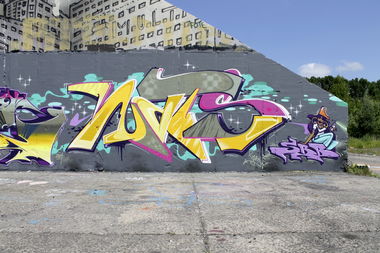 Graffiti Wall - Photo by Stan_Nats - stan, dejoe, nats (2014)