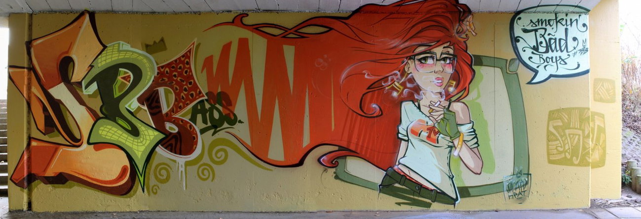 Graffiti Wall - Photo by Stan_Nats - skenar73, stereoheat, stan-nats (2014)