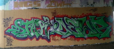 Graffiti Wall - Photo by Startwo - STAR2, &, DEWR (2015)