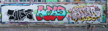 Graffiti Wall - Photo by Startwo - SORGE, REBS, STARTWO (2015)