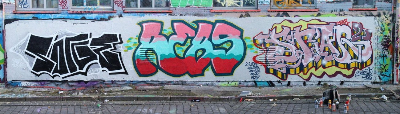 Graffiti Wall - Photo by Startwo - SORGE, REBS, STARTWO (2015)