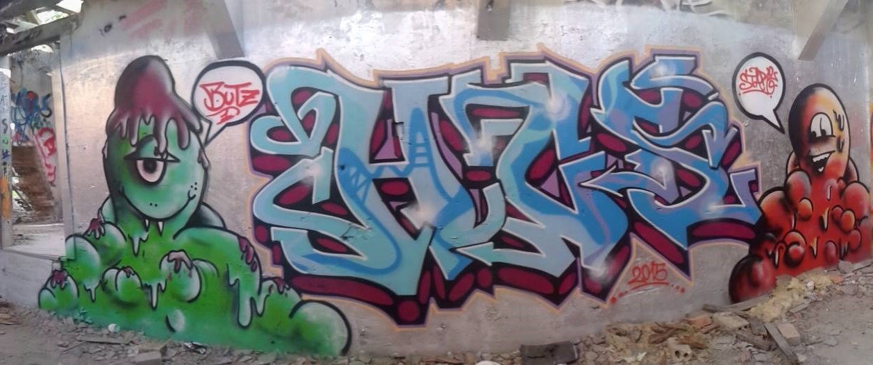 Graffiti Wall - Photo by Startwo - BUTZ, STARTWO (2015)