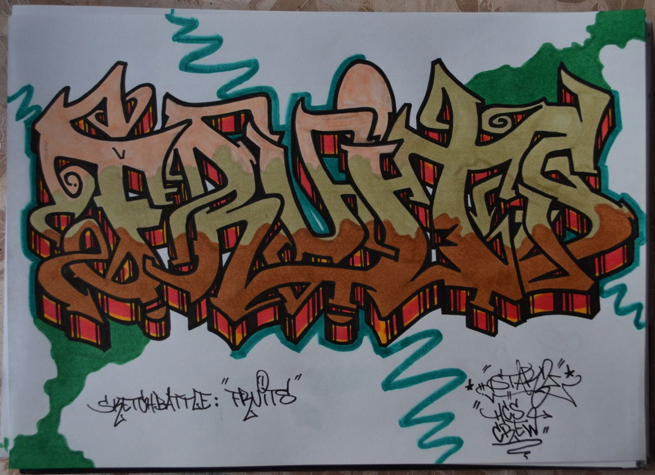 Graffiti Sketch - Photo by Startwo - STARTWO (2015)