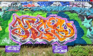 Graffiti Wall - Photo by Startwo - STARTWO, &CANDY, BERLIN (2015)