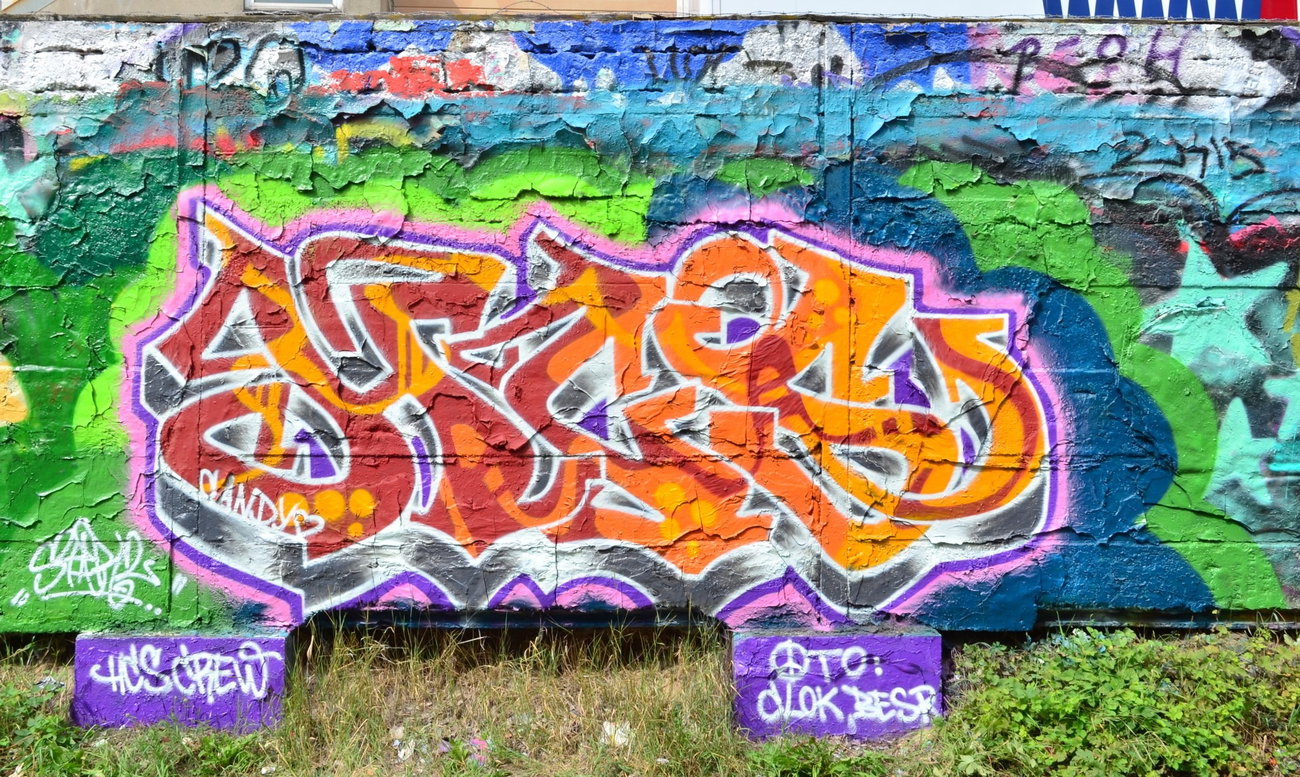 Graffiti Wall - Photo by Startwo - STARTWO, &CANDY, BERLIN (2015)