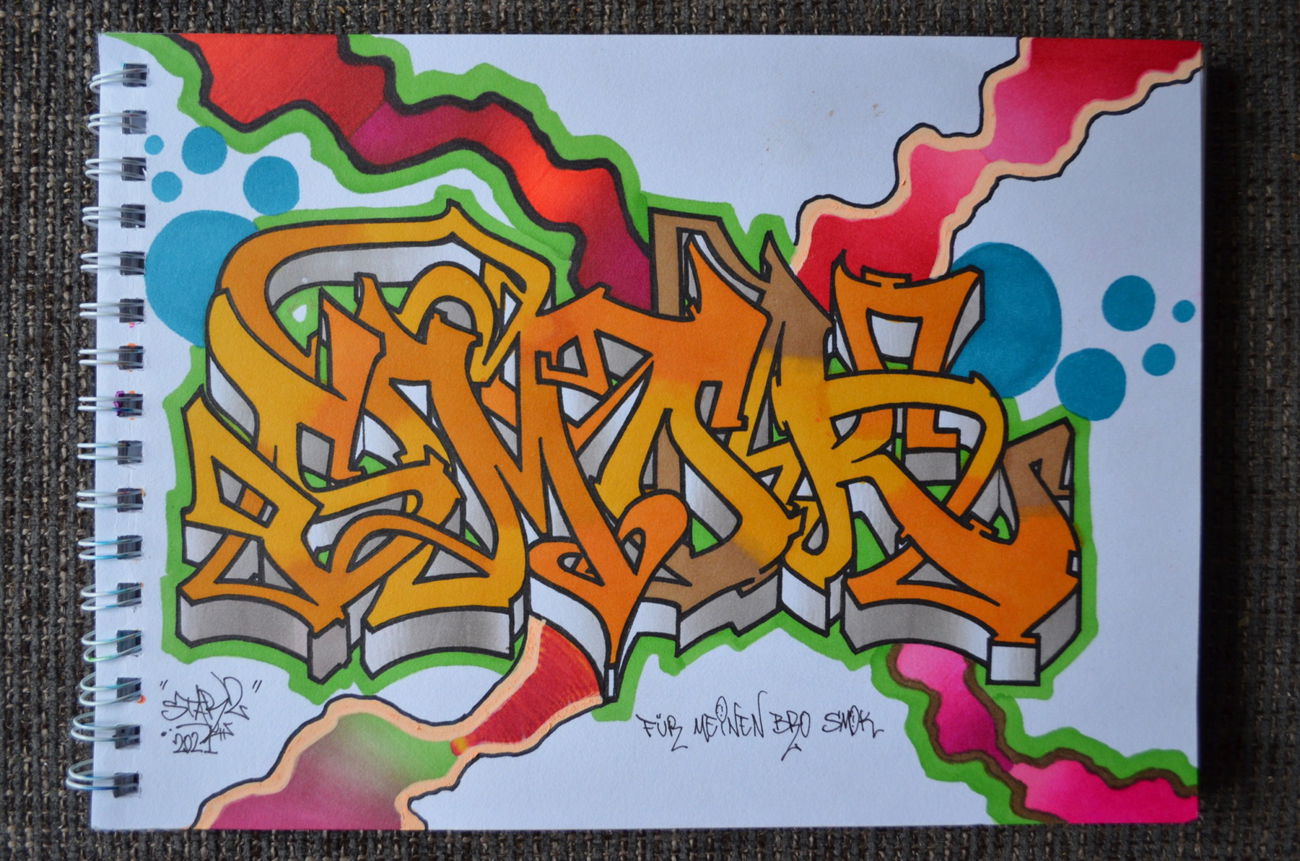 Graffiti Sketch - Photo by Startwo - SMOK, STAR2 (2021)